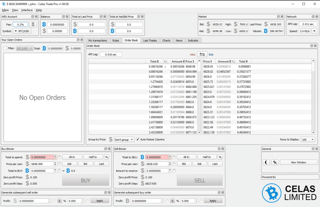 Celas Trade Pro的屏幕截图